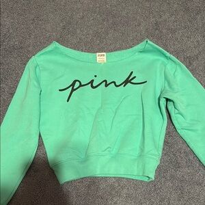 PINK Victoria’s Secret Off shoulder sweatshirt